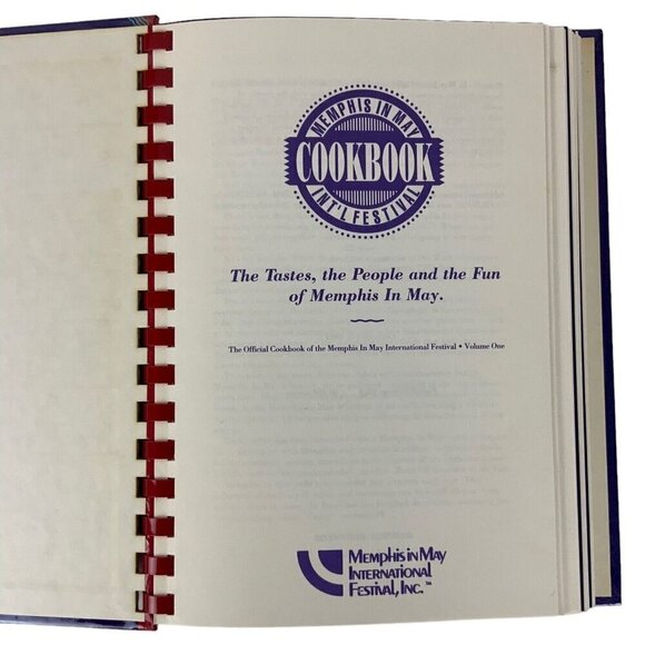 Memphis in May International Festival Cookbook Hardcover Spiral 1989 Tennessee - Picture 4 of 14